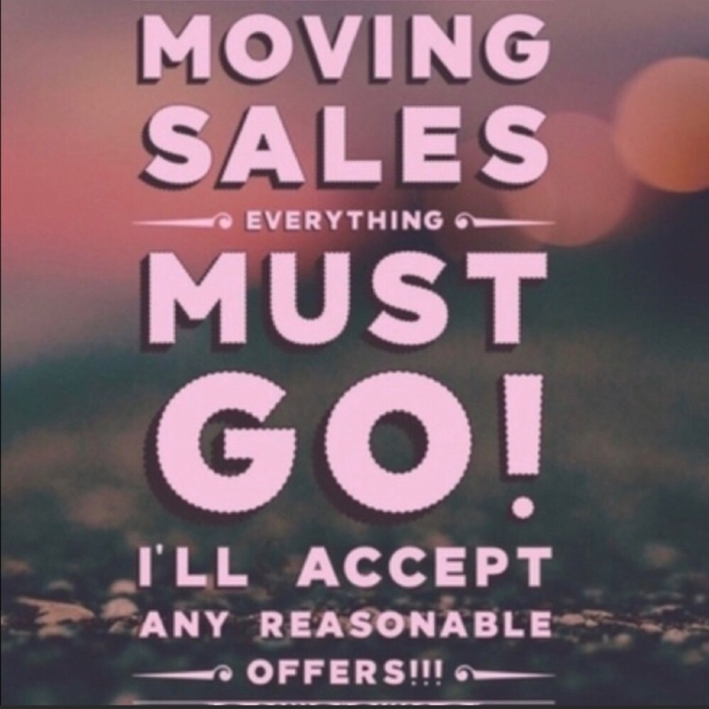 Moving at the end of June! Major closet clear out!